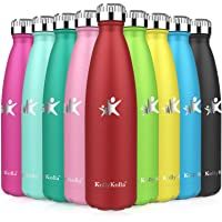 Los mejores  - KollyKolla Botella de Agua Acero Inoxidable- 750ML-500ML-350ML-650ML Termo Sin BPA Ecológica- Botellas Termica…